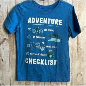10/$20 *️⃣ Carters Blue Adventure Check List T-Shirt